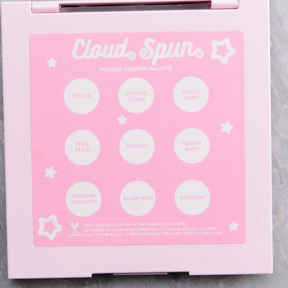 ColourPop Cloud Spun 9-Pan Pressed Powder Palette NIB